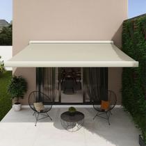 Toldo Retratil Motorizado 220v 395x300cm Bege Aluminio Toldo Retratil Motorizado 220v 395x300cm Bege Aluminio