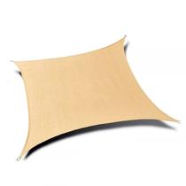Toldo Sombreamento Decorativa Quadrada Areia 3,6x3,6 Sombra