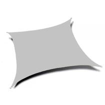 Toldo Sombreamento Decorativa Quadrada Cinza 3,6x3,6 Sombra