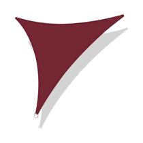 Toldo Triangular À Prova De Água E Respirável 2/3/3.6/5M Para Exterior Com Cordas De Fixação