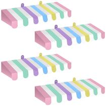 Toldos de papelão Boao 3D Macaron Color Circus Party, pacote com 4