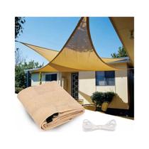 Toldos Shade Sail Triangulares de 5 m x 5 m x 5 m Shade Mesh Sail