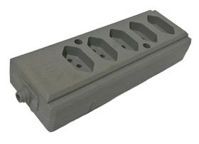 Tom Barra Quintu Cinza 2P+T 10A Interneed Tom Barra Quintu Cinza 2P+T 10A Interneed