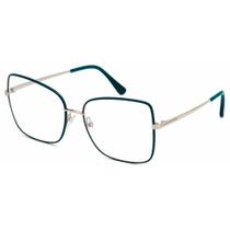 Tom Ford FT5613-B 098 Mulheres Dark Green Metal Frame Eyeglas