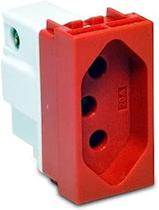 Toma 2P+T 20A 250V Stella Steck Vermelho Toma 2P+T 20A 250V Stella Steck Vermelho
