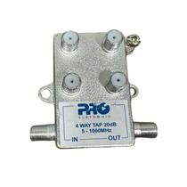 Tomada 1:4 TAP 5-1000mhz 20db Proeletronic PROTT-4020