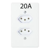 Tomada 10a /20amp Branca Maxidutos