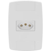 Tomada 10a 250v ilumi branco modelo moderno Tomada 10a 250v ilumi branco modelo moderno