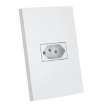 Tomada 10A Horizontal Enerbras Dubai Branco - ED5410-EN Tomada 10A Horizontal Enerbras Dubai Branco - ED5410-EN