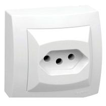 Tomada 10A sistema X branca bivolt Pial