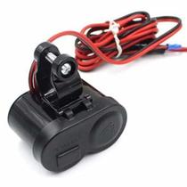 Tomada 12v E Usb 5v Para Moto Carregador De Celular Gps A Prova D'gua Motocicleta - KING