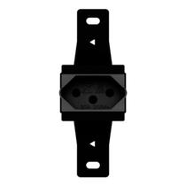 Tomada 20 Amperes Preta sem Placa LUMIBRAS Tomada 20 Amperes Preta sem Placa LUMIBRAS