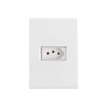Tomada 20A 250V Placa 4x2 Tramontina Liz Branca Tomada 20A 250V Placa 4x2 Tramontina Liz Branca