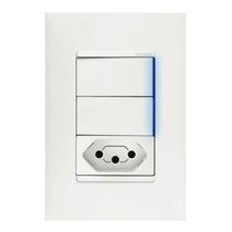 Tomada 20A Com Interruptor Duplo Simples Com Led Pial Plus+ Legrand