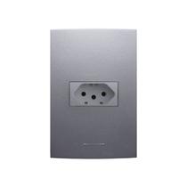 Tomada 20A com Placa 4x2 Inova Pro Class Alumbra Grafite
