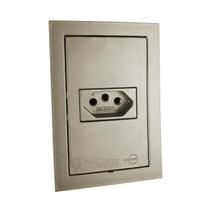 Tomada 20A Horizontal 4x2 Dicompel Ekron Fendi Tomada 20A Horizontal 4x2 Dicompel Ekron Fendi