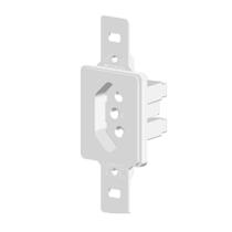 Tomada 20A sem placa branca Bari Alumbra