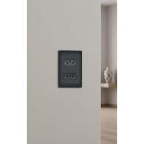 Tomada 20A Tripolar 4x2 Preto Fosco: Elegância e Segurança