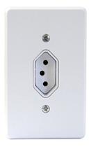 Tomada 2P+T 10A 110/220v C/Placa Ref.1807113 RADIAL Cor Gelo