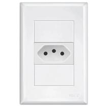 Tomada 2p+t 10a 250 Volts Com Placa 4x2 Evidence - 10237424 - Fame Tomada 2p+t 10a 250 Volts Com Placa 4x2 Evidence - 10237424 - Fame