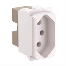 Tomada 2p+T 10A 250V 1 Módulo Zeffia - 680160 - PIAL