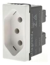 Tomada 2p t 10a 250v b.parafuso 1m branca 615040bc pial plus +