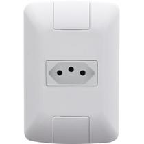 Tomada 2P + T 10A 250V Branco Aria - Tramontina
