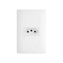 Tomada 2p+T 10a/250v Com Placa 4x2 Fame Habitat