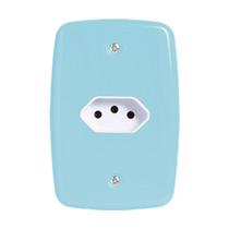 Tomada 2P+T 10A 250V com Placa 4x2 Ideale Pluzie Tomada 2P+T 10A 250V com Placa 4x2 Ideale Pluzie