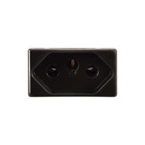 Tomada 2p+t 10a /250v grafite Tomada 2p+t 10a /250v grafite