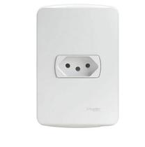 Tomada 2P+T 10A 250V Miluz Schneider Electric S3B60340