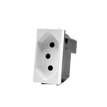 Tomada 2P+T 10A Antichoque Branco 2Cl0N213601Br Zenit