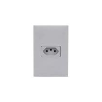 Tomada 2P+T 10A Cinza Pial Plus+ 615080 Tomada 2P+T 10A Cinza Pial Plus+ 615080