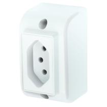 Tomada 2p+t 20a 250 Volts Sobrepor - 2550 - Fame Tomada Padrao 2p+t 20a Sobrepor Fame 2550
