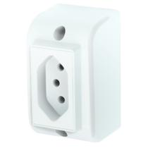 Tomada 2P+T 20A 250 Volts Sobrepor - 2550 - FAME