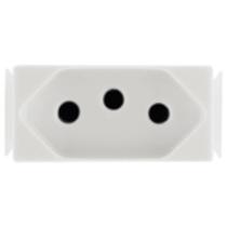 Tomada 2P+T 20A/250V Aria Branco Tramontina Tomada 2P+T 20A/250V Aria Branco Tramontina