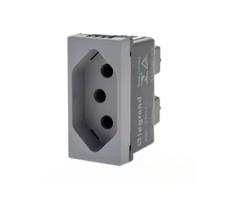 Tomada 2p t 20a 250v b.parafuso 1m cinza 615060cz pial plus + Tomada 2p t 20a 250v b.parafuso 1m cinza 615060cz pial plus +