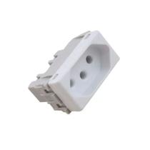 Tomada 2P+T 20A/250V Baixa Branca Liz