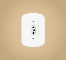 Tomada 2p+t 20a/250v Blanc - Fame