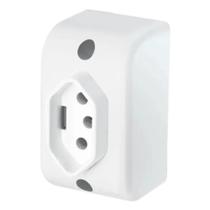 Tomada 2P+T 20A 250v Sobrepor Ref 2550 Fame