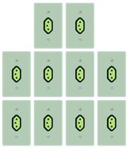 Tomada 2P+T 20a Linha Prata Radial 1801.176 c/ 10