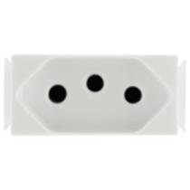 Tomada 2P+T Aria Branca 10A 250V - TRAMONTINA Tomada 2P+T Aria Branca 10A 250V - TRAMONTINA