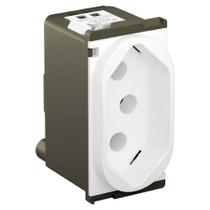 Tomada 2p+t com Identificador de Tensão 1 Módulo Nereya Branca 20a 250v - Legrand