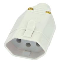 Tomada 2P+T Junção Fêmea 20A 250 Volts Cinza Sobrepor - 1728 - FAME