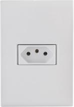 Tomada 2P+T Liz 10a 250v Branco Tramontina