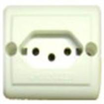 Tomada 2p+t Pb 20a Retangular Sobrepor Branco - 1713021 - Lorenzetti Tomada 2p+t Pb Sob Br 20a Lorenze 1713021