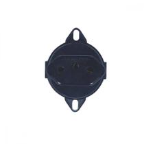 Tomada 2P+T Tramontina 20 A 250 V Preta