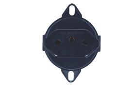 Tomada 2P+T Tramontina 20 A 250 V Preta
