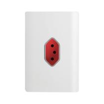 Tomada 2p+t Vertical De 20 Ampères Vermelha Da Linha Novara - 1200-46 - Dicompel Tomada 2p+t Vertical De 20 Ampères Vermelha Da Linha Novara - 1200-46 - Dicompel
