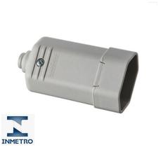 Tomada 3 Pinos 10A 180G Cinza